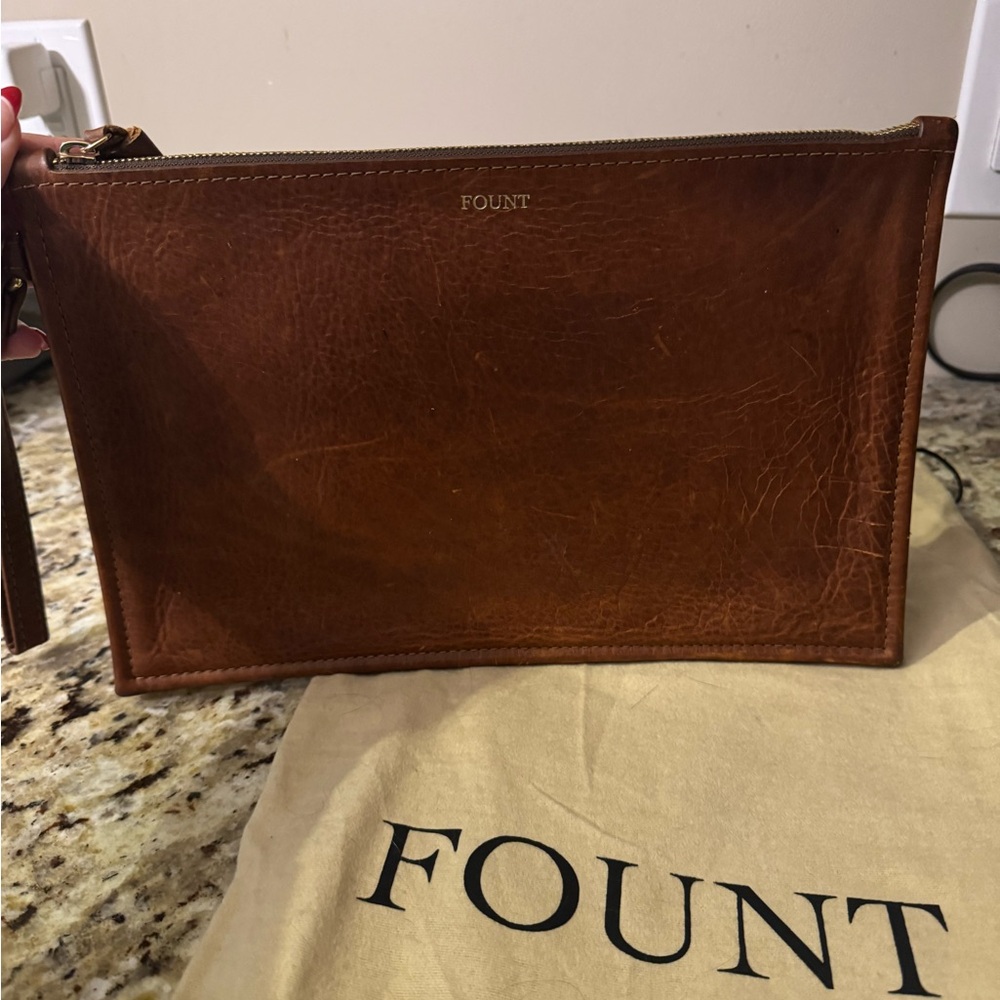 Brown Clutches & Wristlets Bags